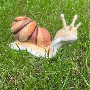 Felted snail made of wool